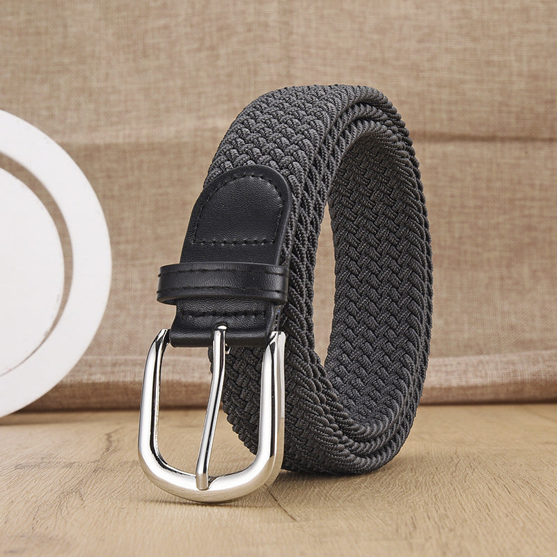 Elastischer Unisex Flechtgürtel – Stretch & Lochfrei