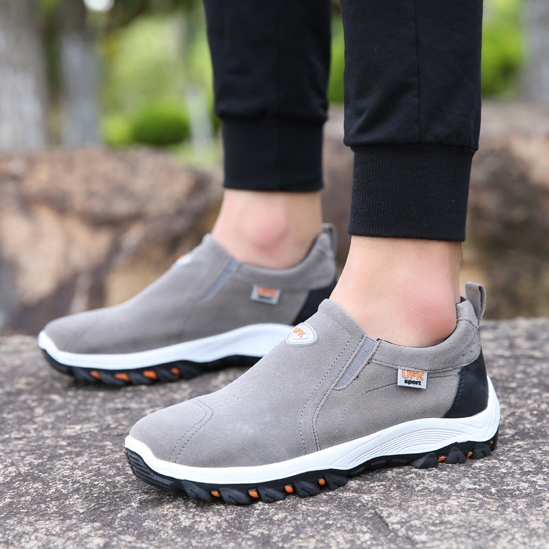 Outdoor-Trekkingschuhe aus PU mit Samt-Obermaterial für Herren