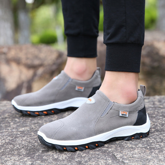 Outdoor-Trekkingschuhe aus PU mit Samt-Obermaterial für Herren