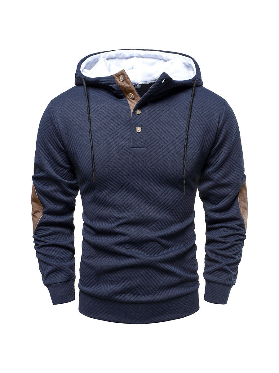 Simplicity Herren-Pullover, trendig, locker geschnitten, mit Kapuze, lässige Mode