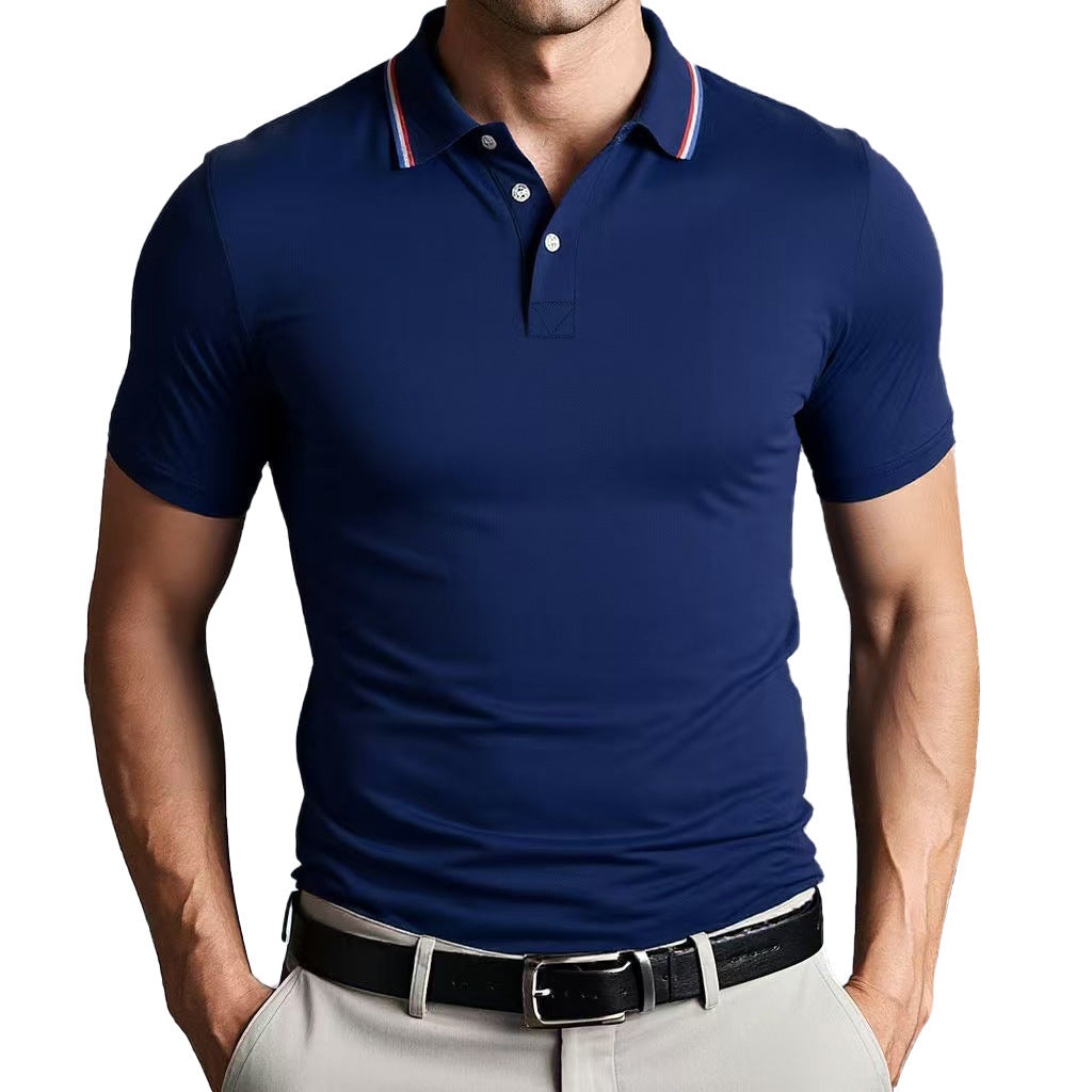 Herren Sport T-Shirt – Asymmetrisches Slim-Fit Shirt in vielen Farben