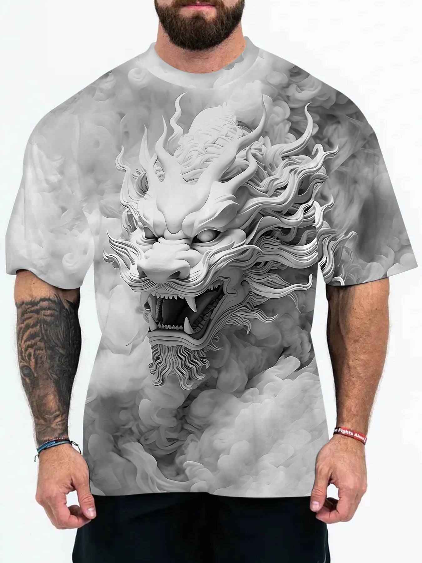 Neues Kurzarmshirt für Herren mit Tiermuster