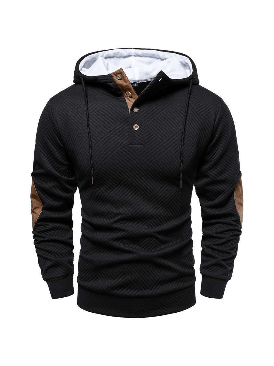 Simplicity Herren-Pullover, trendig, locker geschnitten, mit Kapuze, lässige Mode