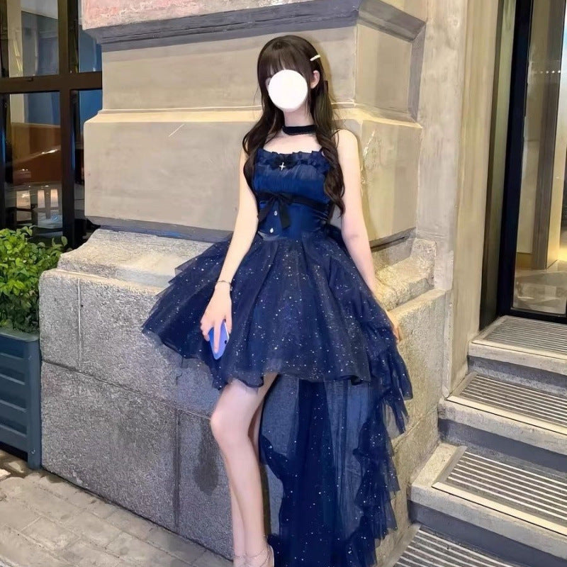Damen Freizeit Star Prinzessin Lolita Brautjungfernkleid