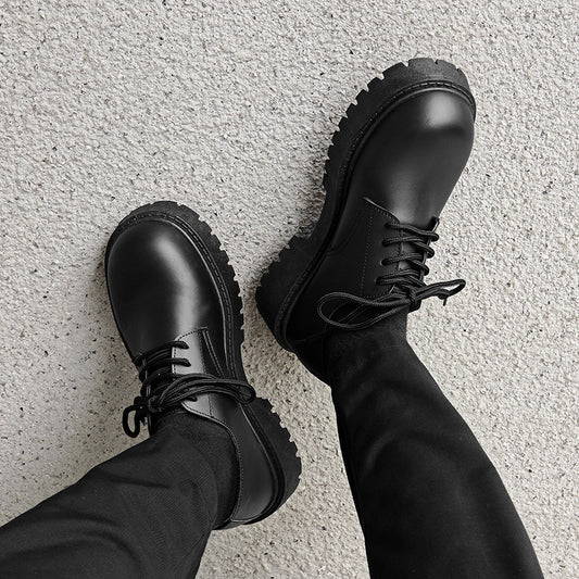 Herren Schuhe mit dicker Sohle – Britischer Stil
