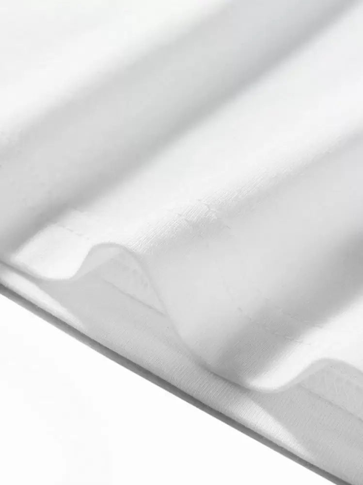 Lässiges Herren-T-Shirt mit kurzen Ärmeln aus hochwertigem, einzigartigem Stoff