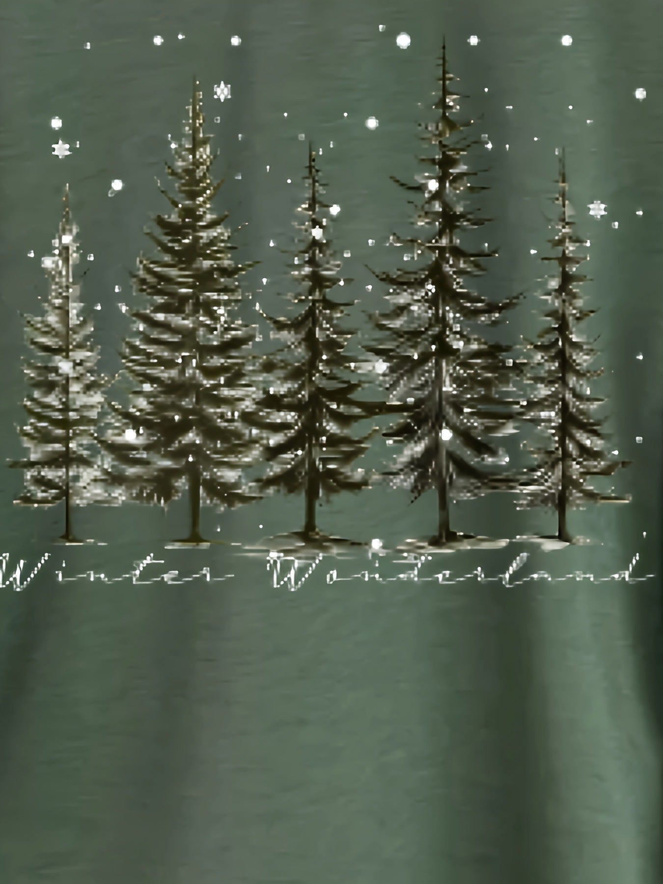 Damen Weihnachtspullover mit Tannenbäumen