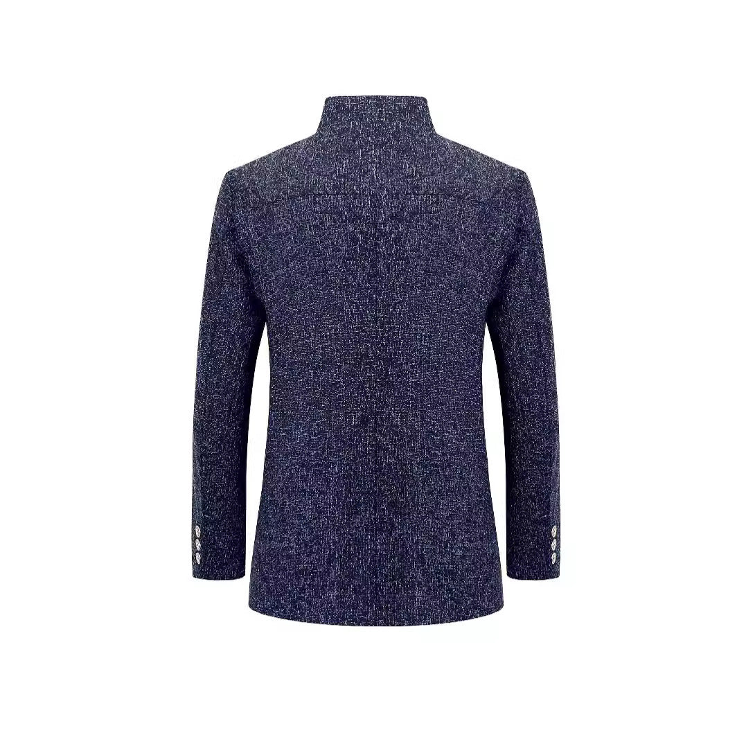 Herren-Anzugjacke mit europäischen und amerikanischen Punkten