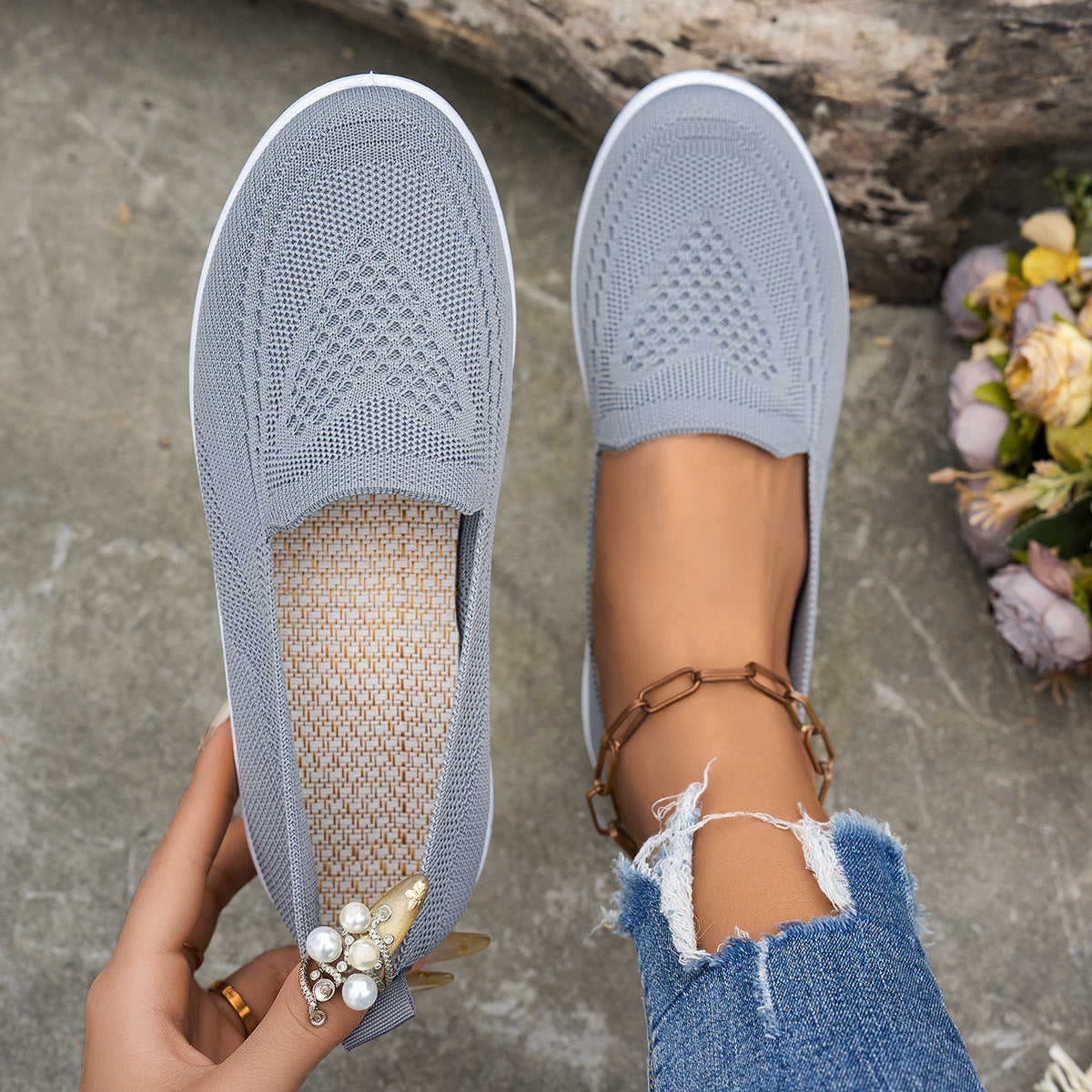 Lässige Sommer-Schuhe für Damen – Mit Mesh-Oberfläche