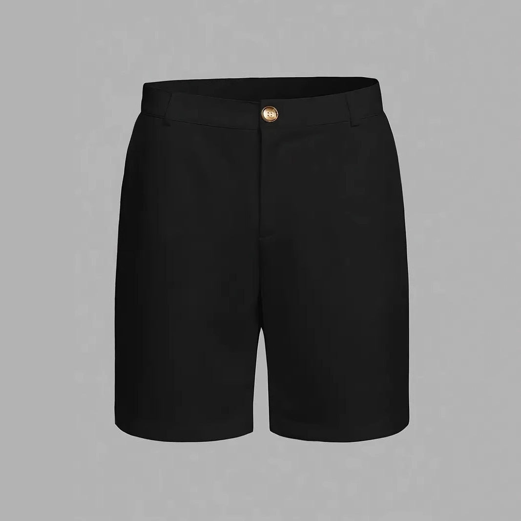 Lässige Herren-Sportshorts im amerikanischen Retro-Stil, einfarbig