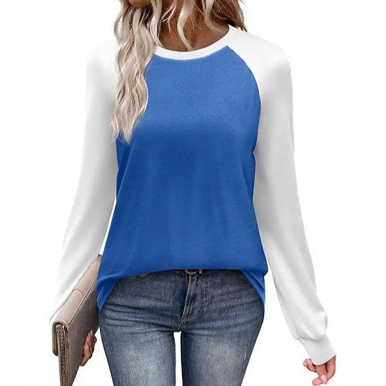 Modernes Colorblock-Langarmshirt – Perfekt für jeden Look