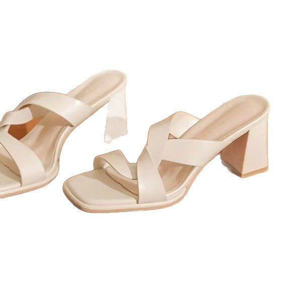 Sommer-High-Heel-Sandalen für Damen