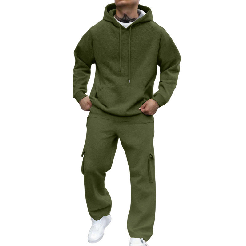 Neuer modischer Kapuzenpullover-Anzug für Herren – Herbst und Winter