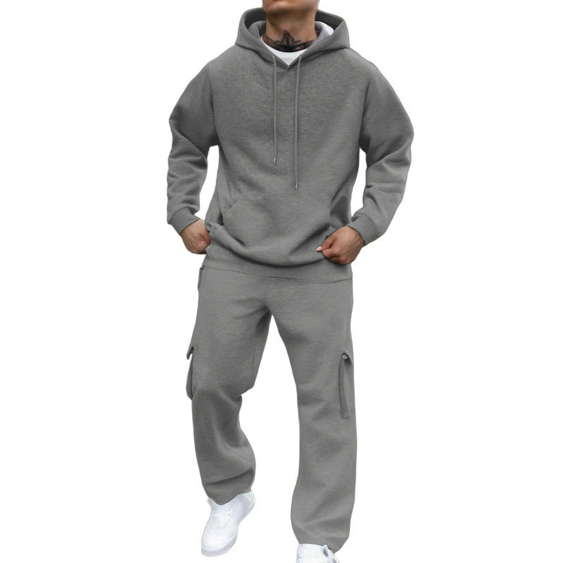 Neuer modischer Kapuzenpullover-Anzug für Herren – Herbst und Winter
