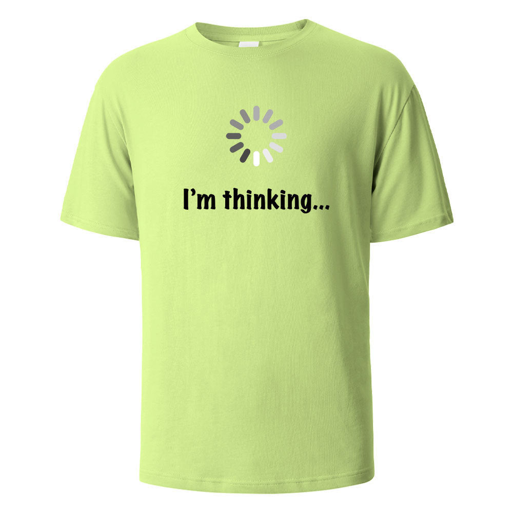 „I’m Thinking…“ – Lustiges Herren T-Shirt