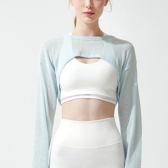 Damen Sport Longsleeve aus Lycra – Atmungsaktiv (S–L)