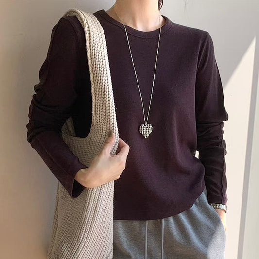 Dralon Thermoshirt mit Rundhalsausschnitt für Damen – Herbst und Winter